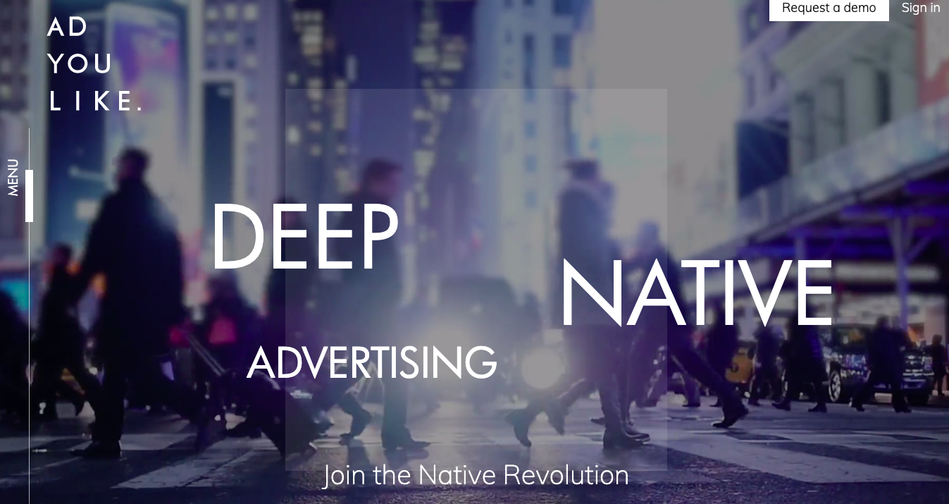 Native advertising with ADYOULIKE