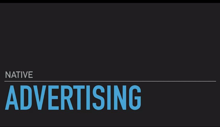 Native advertising course on Coursera
