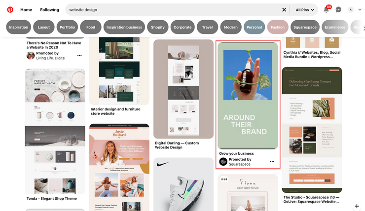 Retargeting on Pinterest