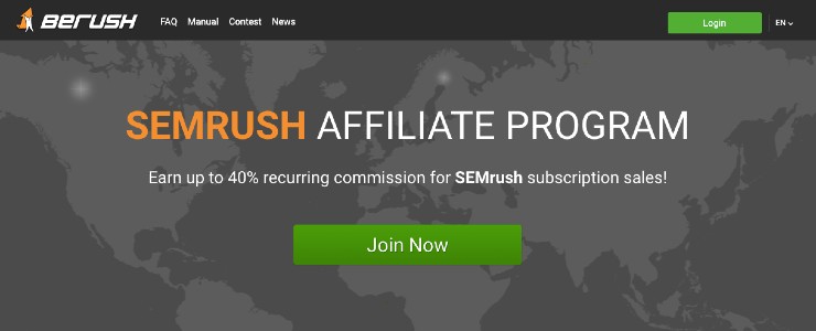 SEMrush affiliate program