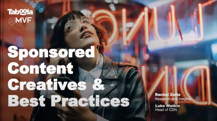 Sponsored content creatives best practices