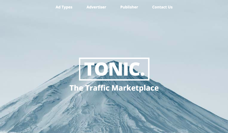 Native advertising with TONIC.